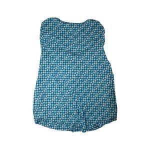 Jm Collection Geo-Print Three-Quarter-Sleeve, ocean turquiose combo, Size XXL